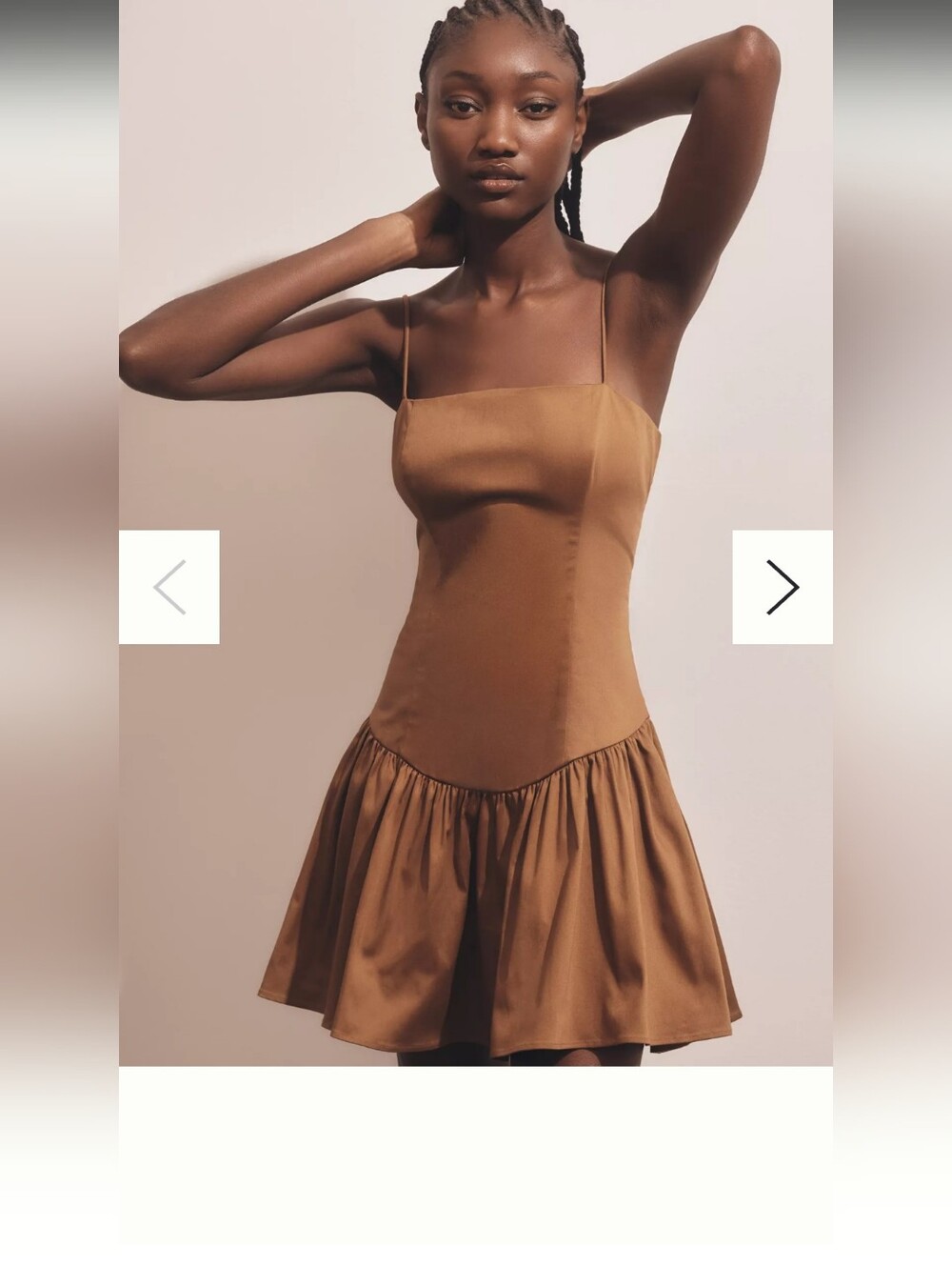 Maeve Drop-Waist Mini Dress Size M NWT